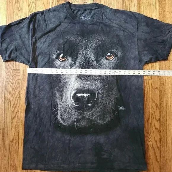 The Mountain Black Lab Labrador all Over Print Size XXL Grey Black Tie Dye - Picture 5 of 6